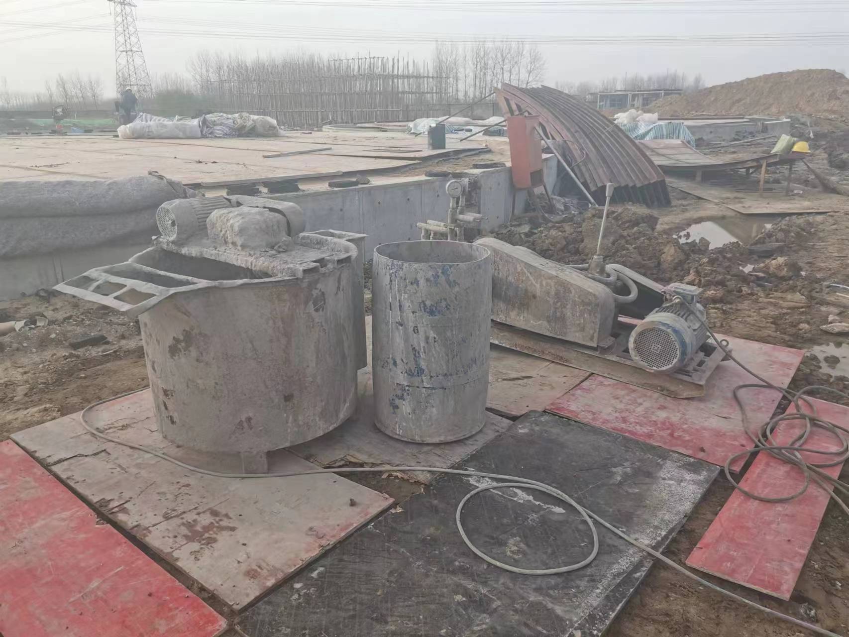 望奎设备基础注浆