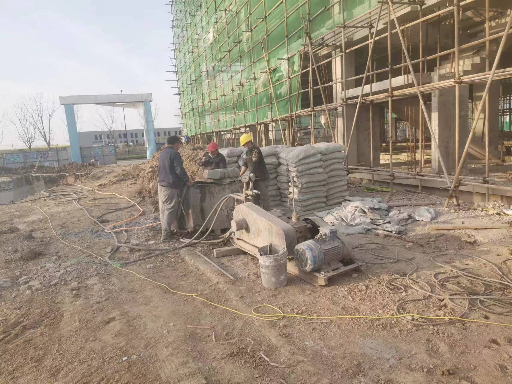 望奎别墅下沉注浆